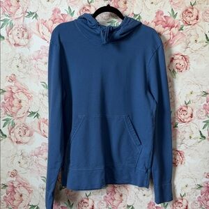 4-American Giant Men’s Blue Midweight Pullover Hoodie Sweater sz S USA MADE